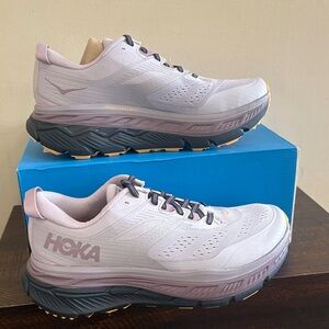 Hoka Women's Lavender and Charcoal Athletic Shoes